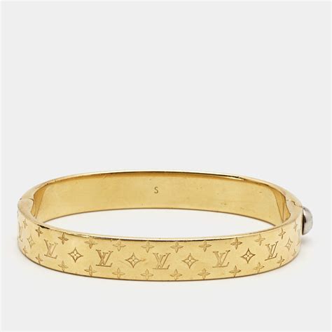 louis vuitton nanogram cuff black|louis vuitton nano monogram bracelet.